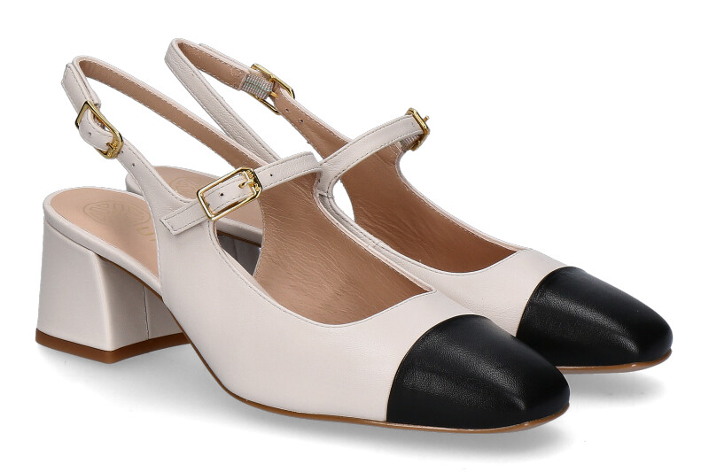 Unisa Mary-Jane LUMIS NAPPA-ivory/black