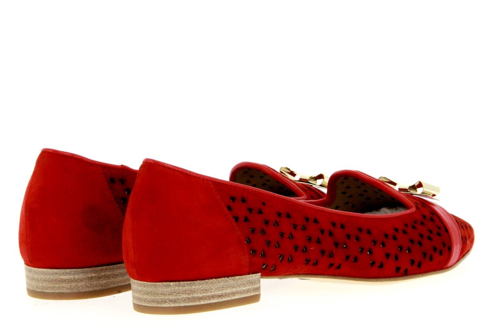 ScarpaRossa Slipper CAMOSCIO 1214 ROSSO NAPPA ROSSO (41)