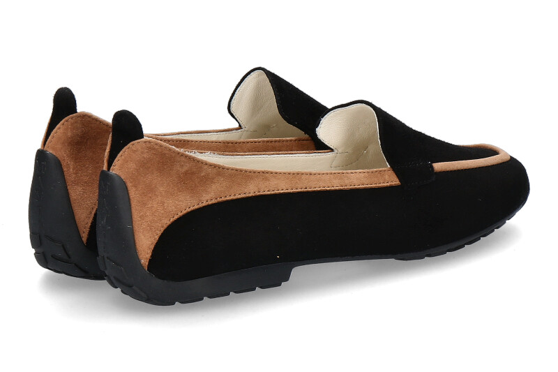 Mania Slipper VELOUR COGNAC NERO (38)