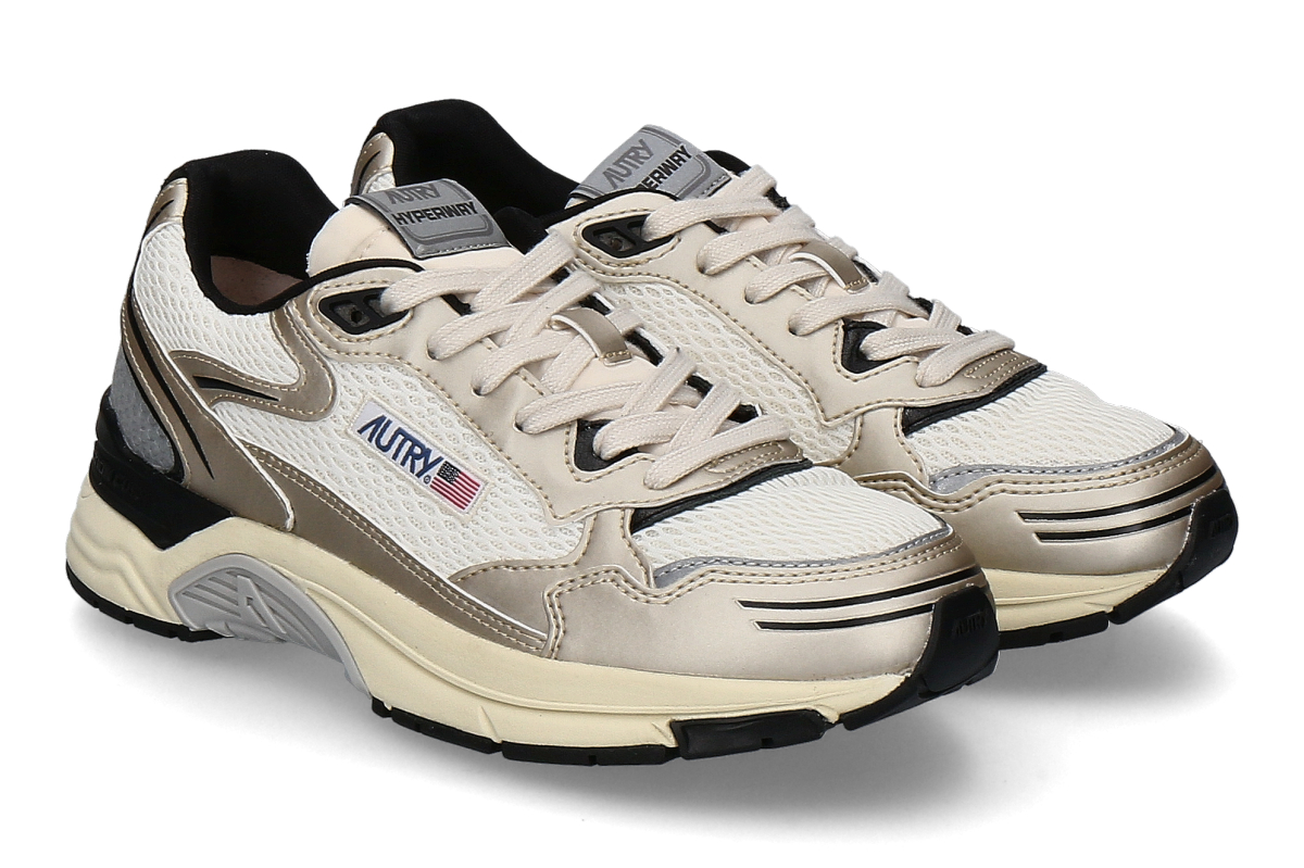 Autry Damen- Sneaker HYPERWAY LOW MV12- platin/ schwarz