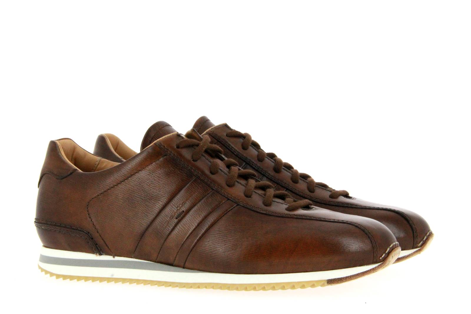Santoni Schnürer LEATHER BROWN (40½)