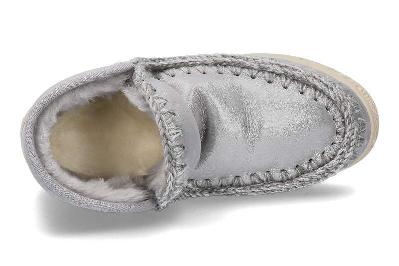 mou Boots ESKIMO SNEAKER MICROGLITTER SILVER (40)