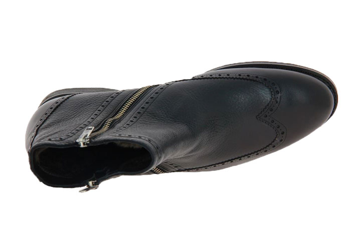 Cordwainer Stiefelette gefüttert ORLEANS BLACK DEERSKIN BLACK (41)
