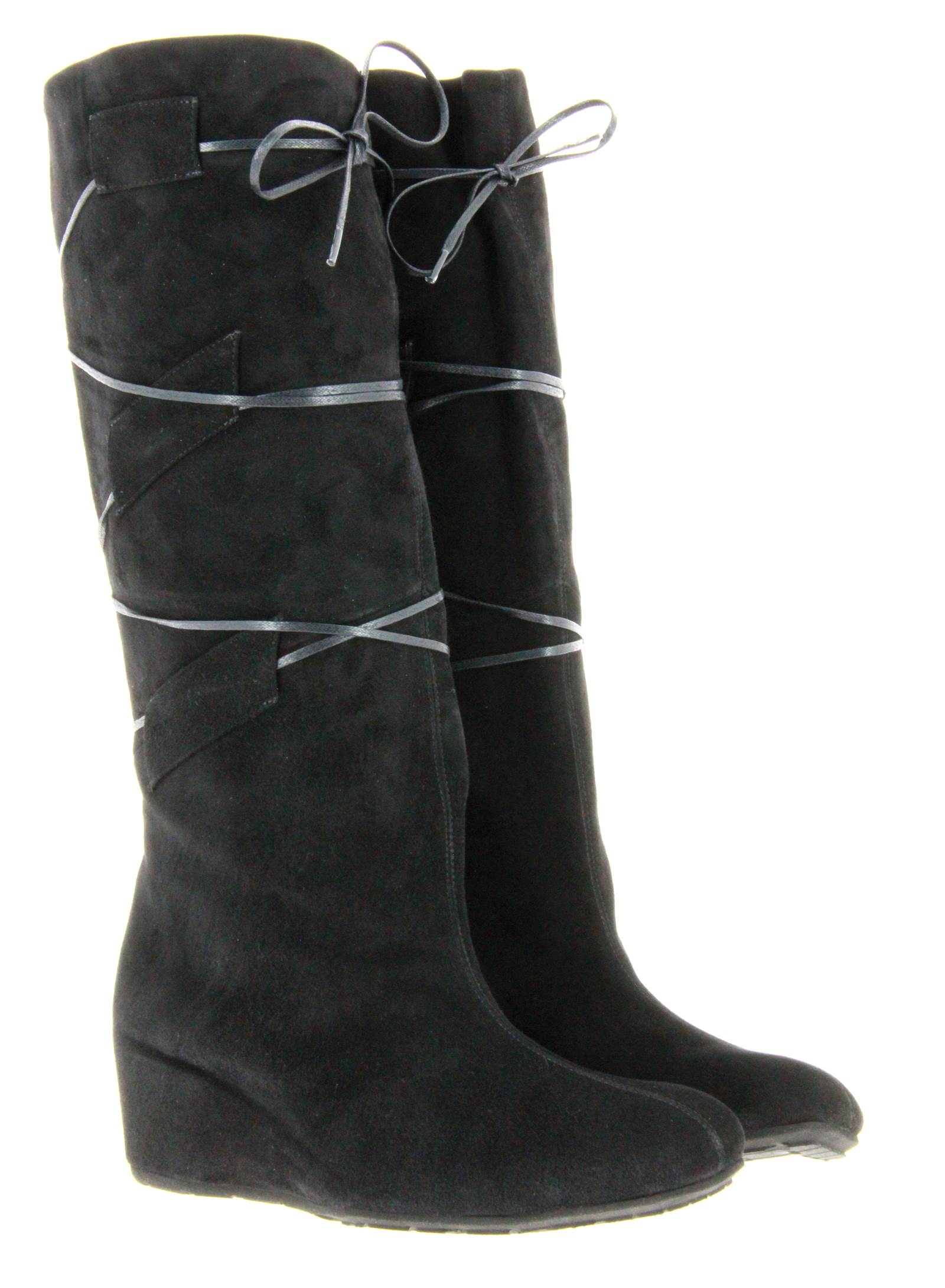 Thierry Rabotin Stiefel CAMOSCIO NERO (35)