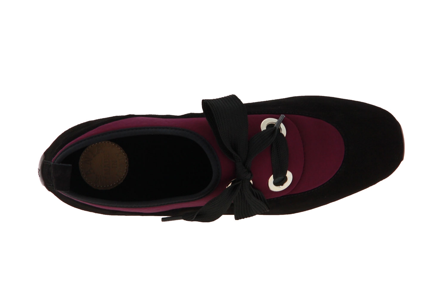 Mania Schnürer CAMOSCIO NERO MANGO 5227 (37 )