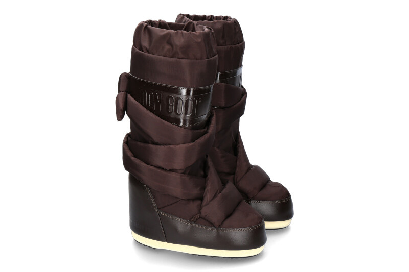 Moon Boot ICON MEGA LACE DARK BROWN