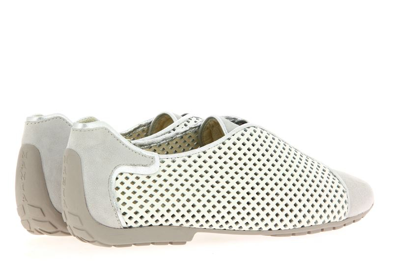 Mania Slipper CAMOSCIO SETA PERLATO WHITE (38½)