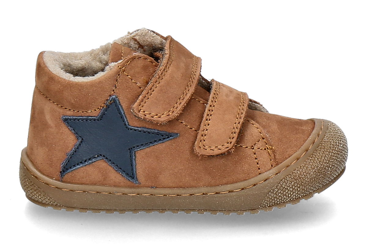 Naturino Jungen- Lauflernschuh KOLDE NUBUK- mittelbraun