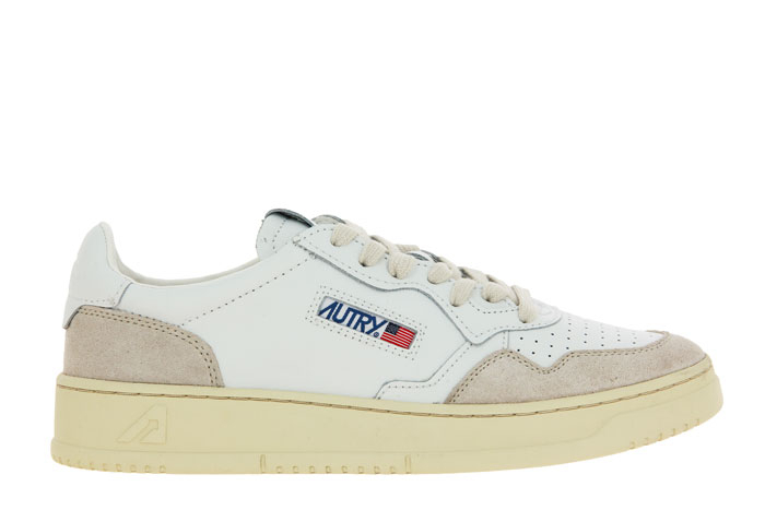 Autry Sneaker LOW MAN LEATHER SUEDE WHITE (43)