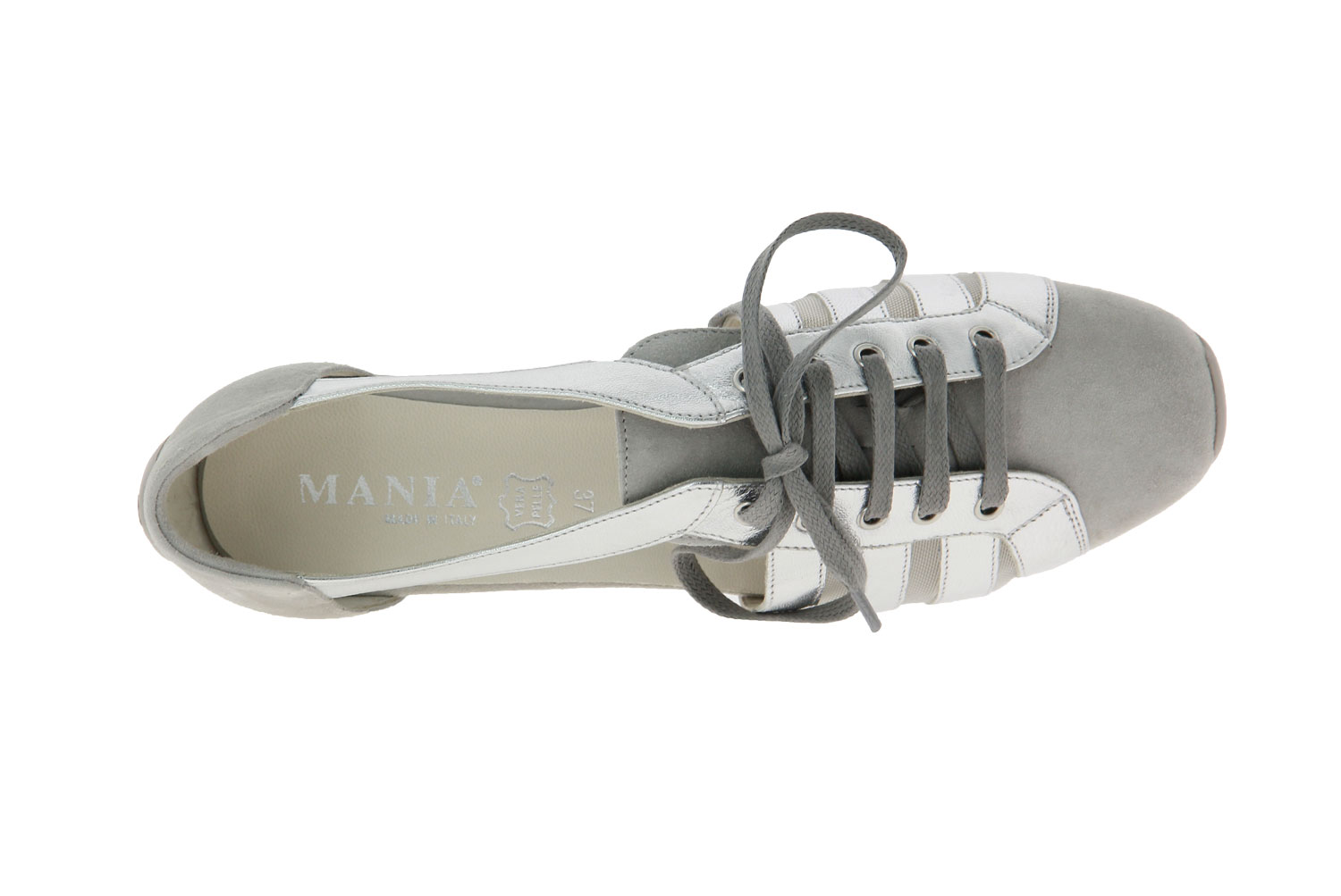 Mania Schnürer CAMOSCIO CRYSTAL ARGENTO (38)