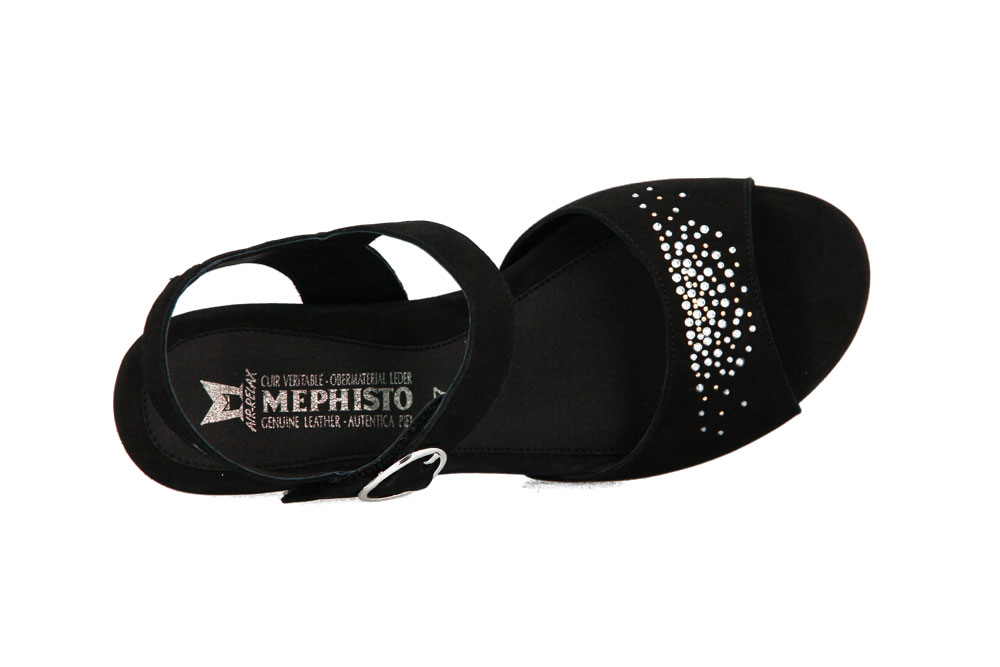 Mephisto Sandale GABY SPARK BLACK BUCKSOFT (40)