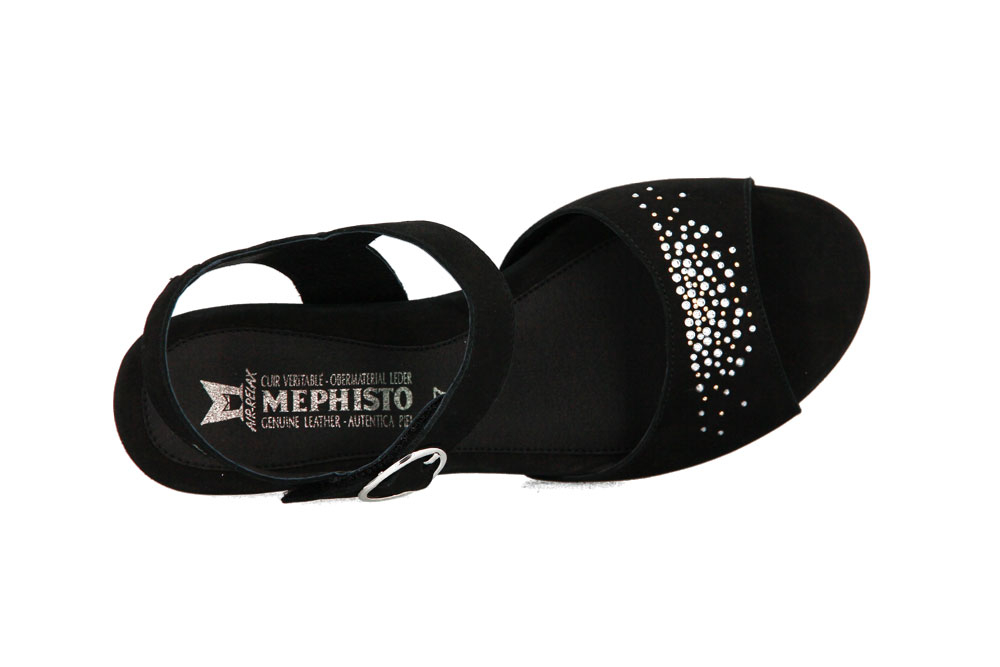 Mephisto Sandale GABY SPARK BLACK BUCKSOFT (39)