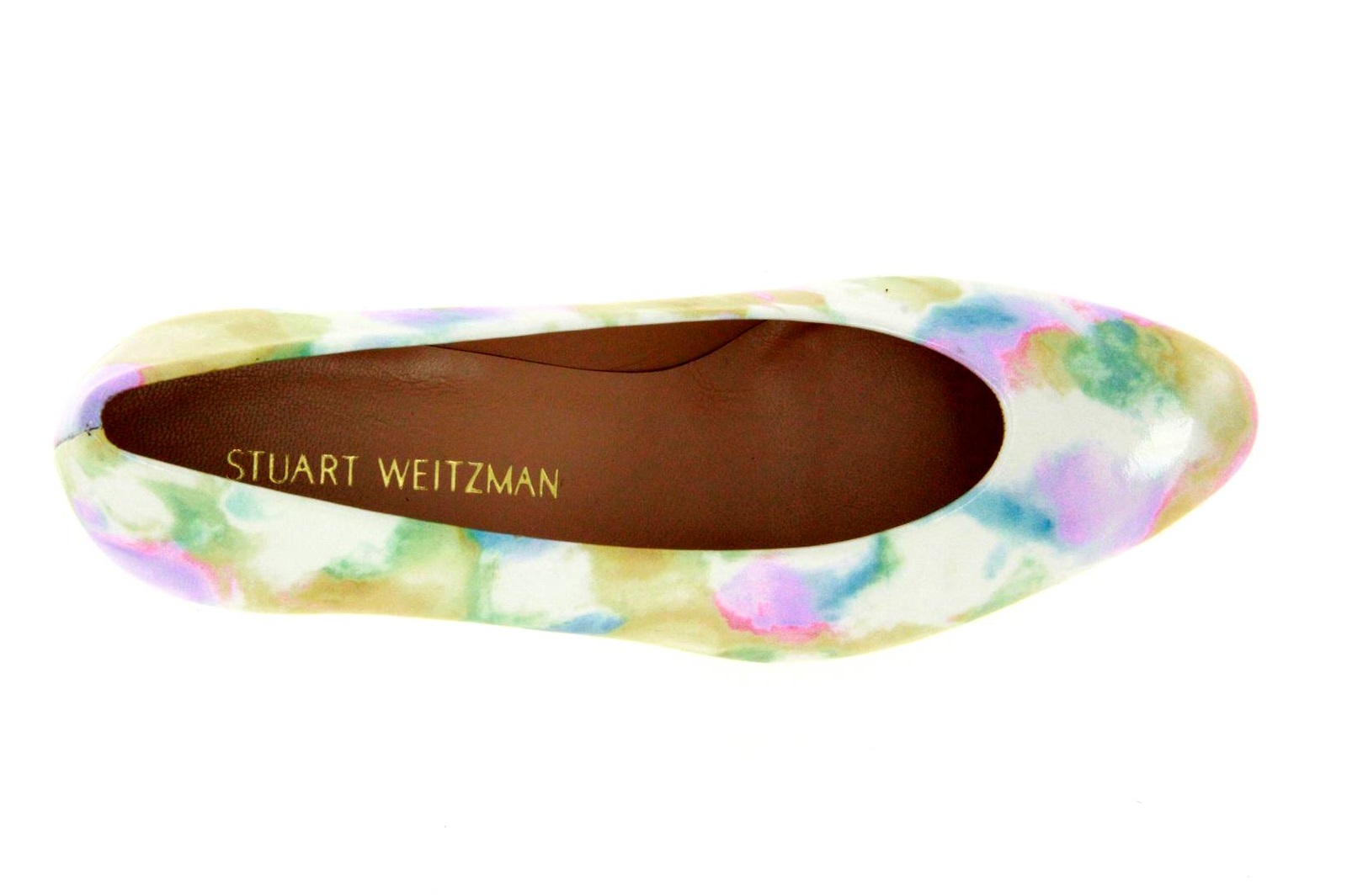 Stuart Weitzman Pumps PASTEL SUNFLOWER PATENT  (36)