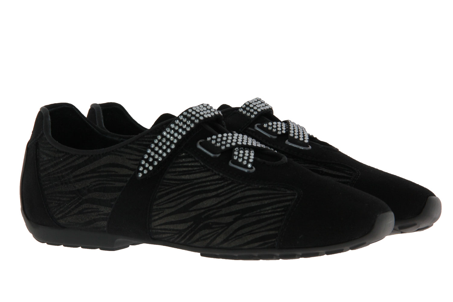 Mania Sneaker CAMOSCIO NERO CIPRA FLOCK 63 (38)