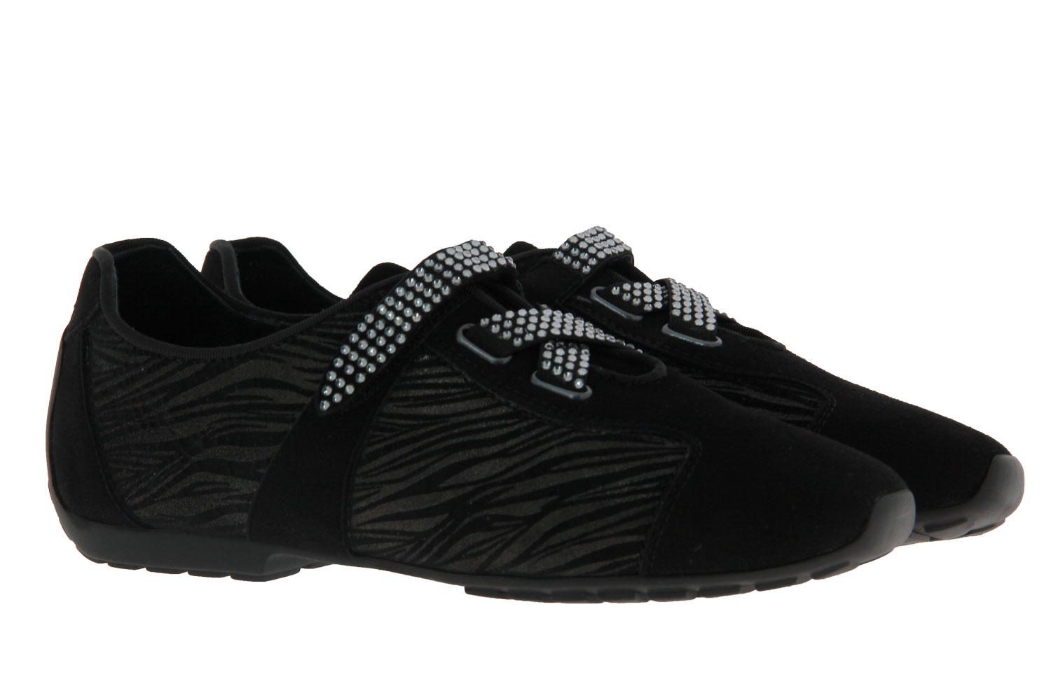 Mania Sneaker CAMOSCIO NERO CIPRA FLOCK 63 (36)