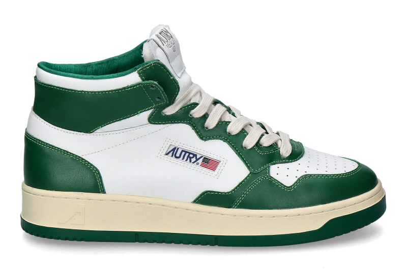 Autry Mid-Cut Sneaker AUMM-WB03 WHITE GREEN
