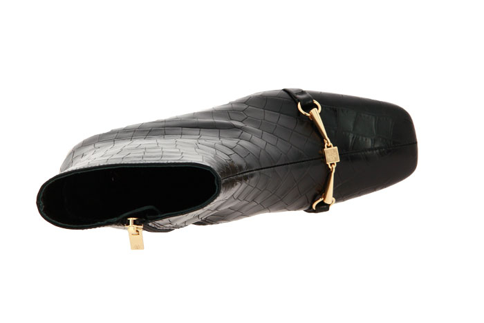 Högl Stiefelette BLACK CROCO PRINT (37 )