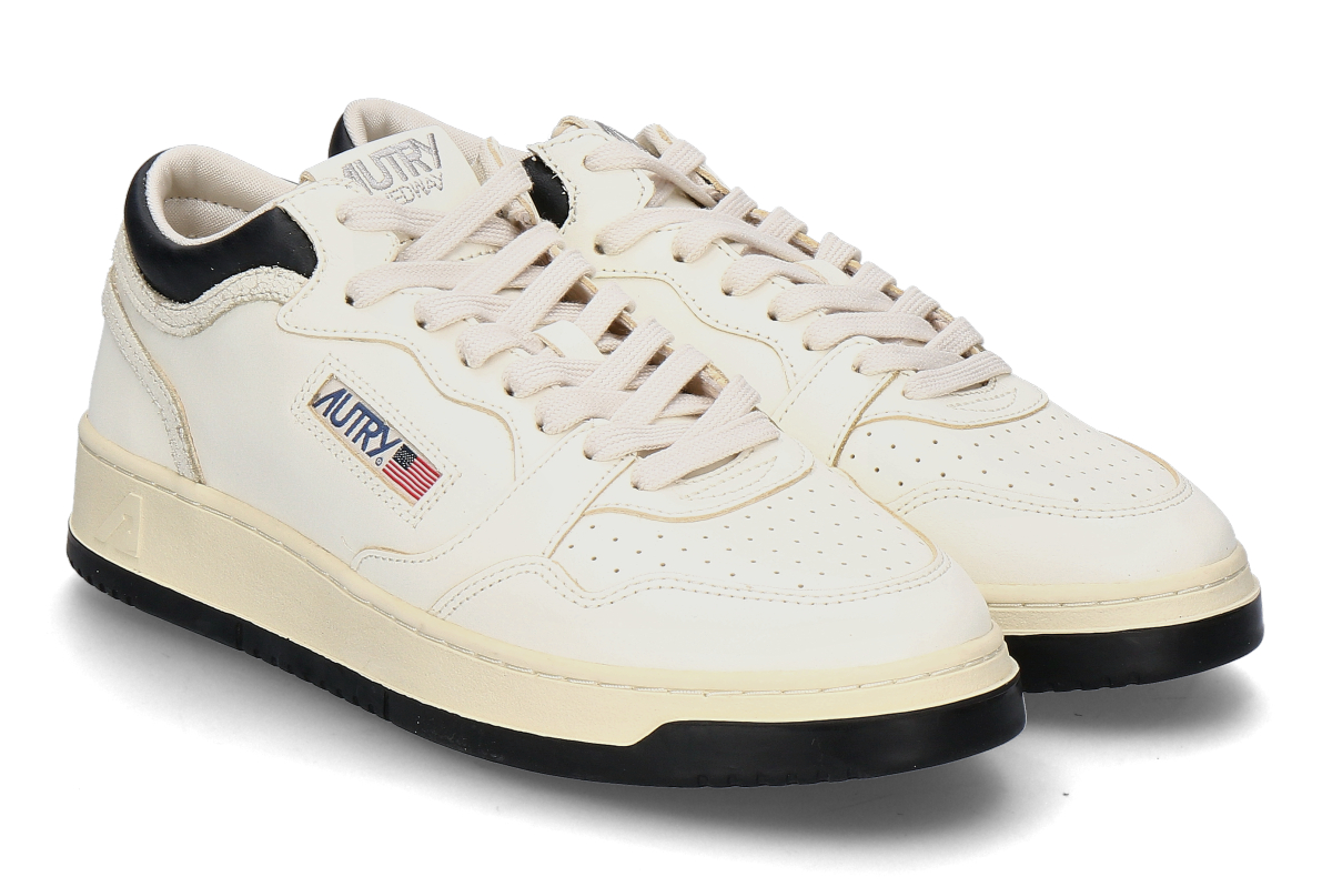 Autry Herren-Sneaker MED-WAY MID LEATHER EK07- black/ marshmallow