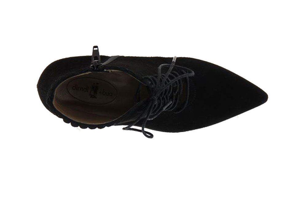 dirndl + bua Stiefelette ZIEGENVELOUR SCHWARZ (38) dirndl + bua Stiefelette ZIEGENVELOUR SCHWARZ (38)
