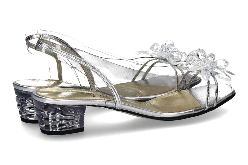 Azuree Cannes Sandalette MACADA METAL ARGENT MOTF CRISTAL (37 ) Azuree Cannes Sandalette MACADA METAL ARGENT MOTF CRISTAL (37 )