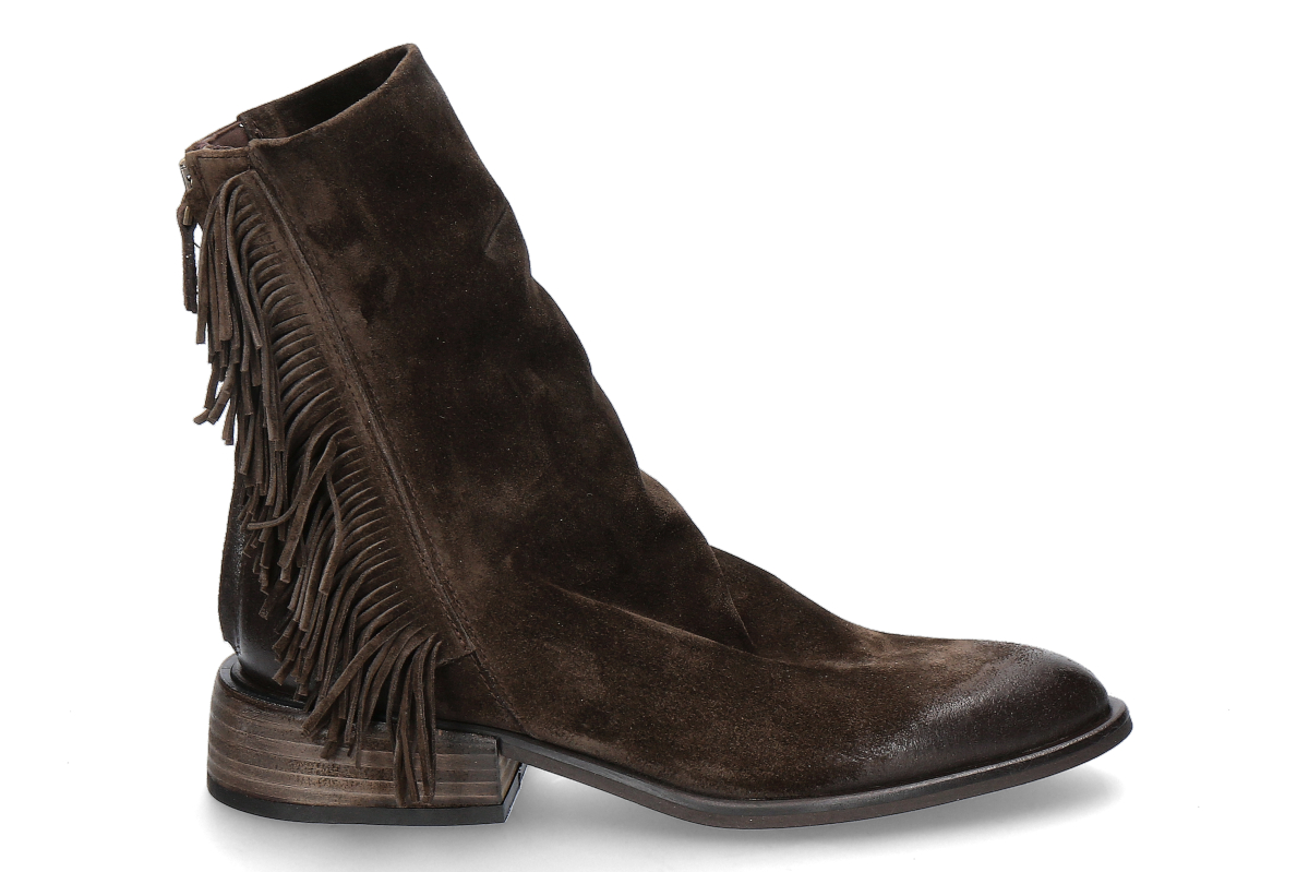 mimmù Stiefelette CASHMERE- dunkelbraun/ palude
