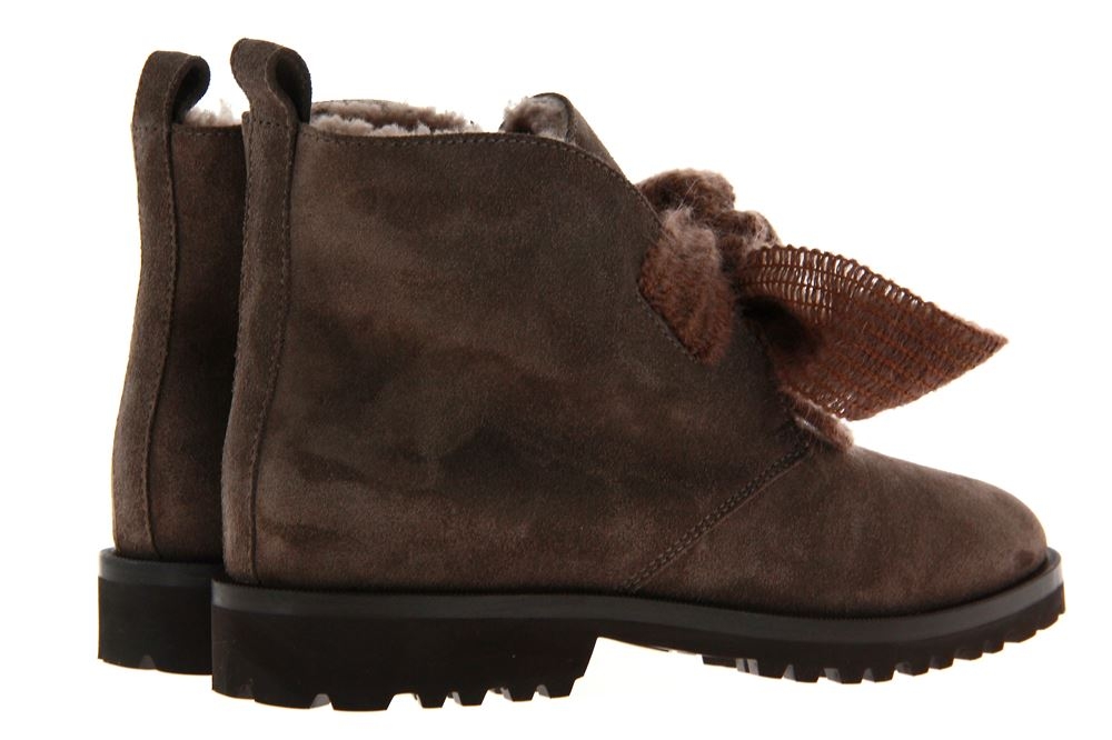 Unützer Schnürstiefelette gefüttert VELOURS TAUPE (36)