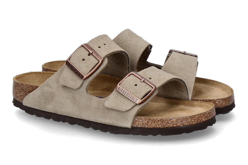 Birkenstock Pantolette SCHMAL ARIZONA TAUPE (40)