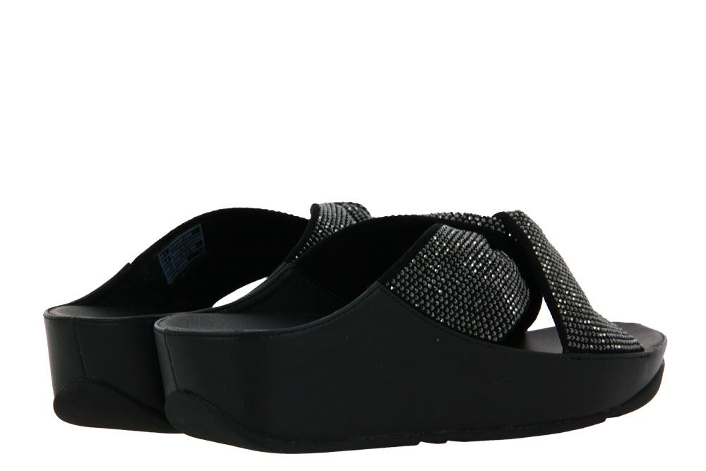 Fitflop Pantolette TWISS CRYSTAL SLIDE BLACK (36)