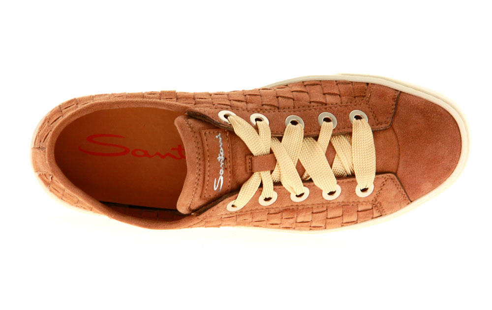 Santoni Sneaker CAMOSCIO CUOIO (38)