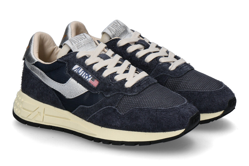 Autry Damen- Sneaker REELWIND SUEDE MU02- space blue/ silver 