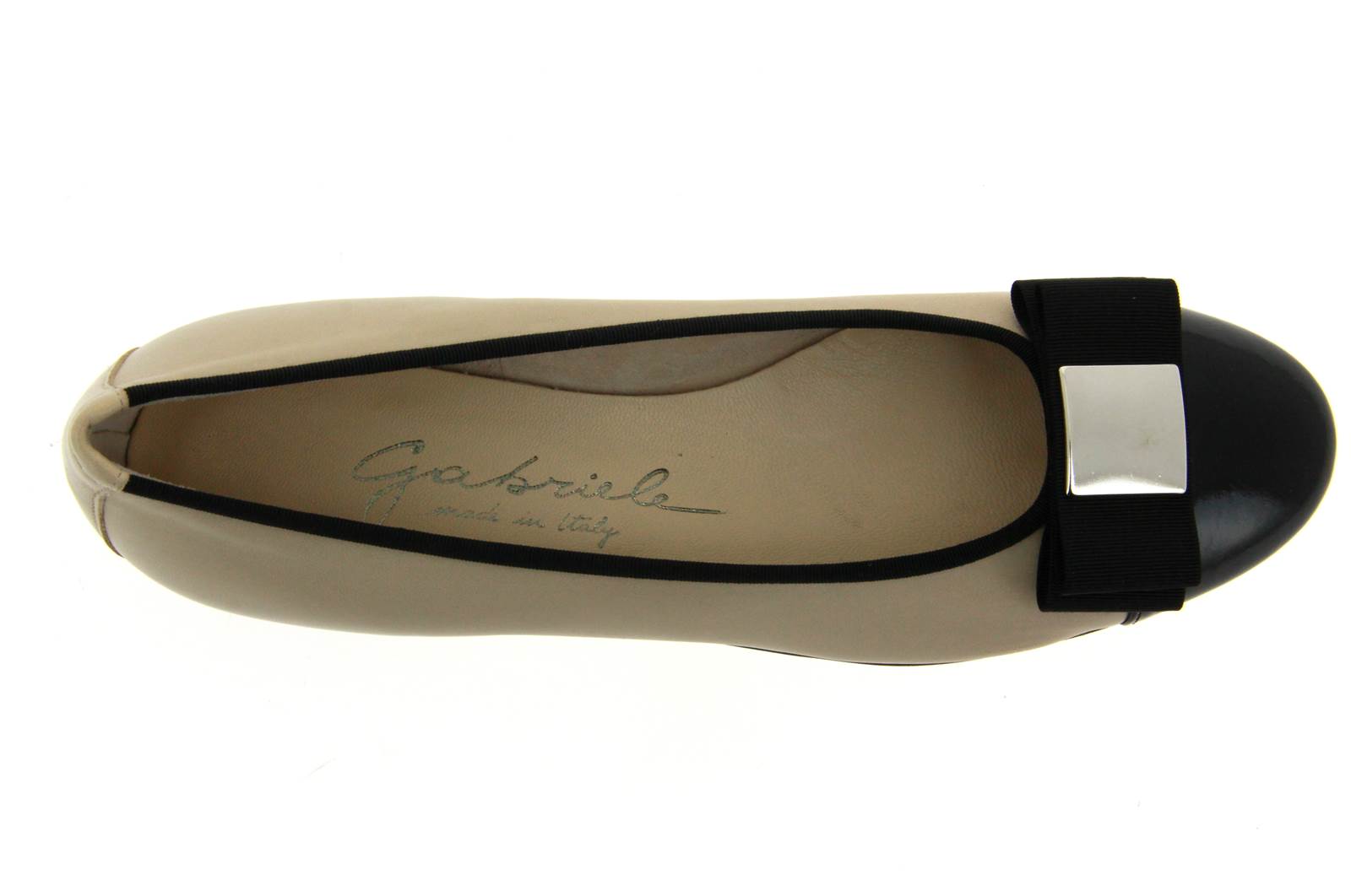 Gabriele Ballerina VERNICE NERO NUDE (41½)