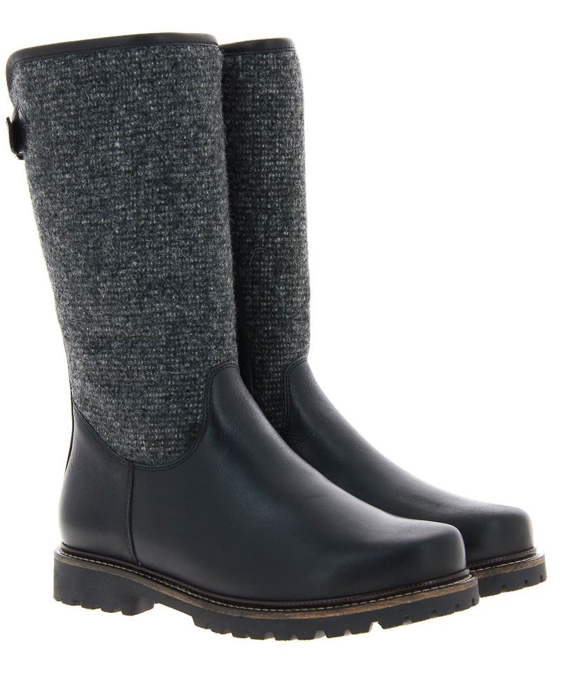 Dirndl + Bua Stiefel gefüttert PANIOLO LODEN SCHWARZ GRAU (42) Dirndl + Bua Stiefel gefüttert PANIOLO LODEN SCHWARZ GRAU (42)