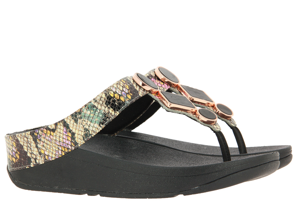 Fitflop Zehenstegsandale LEIA EXOTIC SNAKE