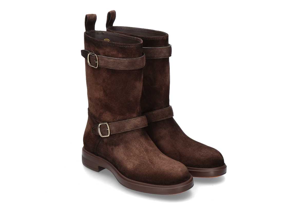 Santoni Damen- Stiefelette EASY DB- dunkelbraun/ dark brown