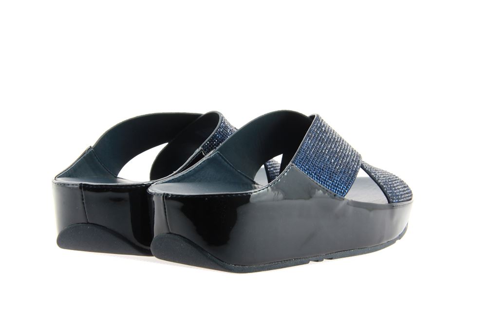 Fitflop Pantolette CRYSTALL™ SLIDE SUPERNAVY (41)