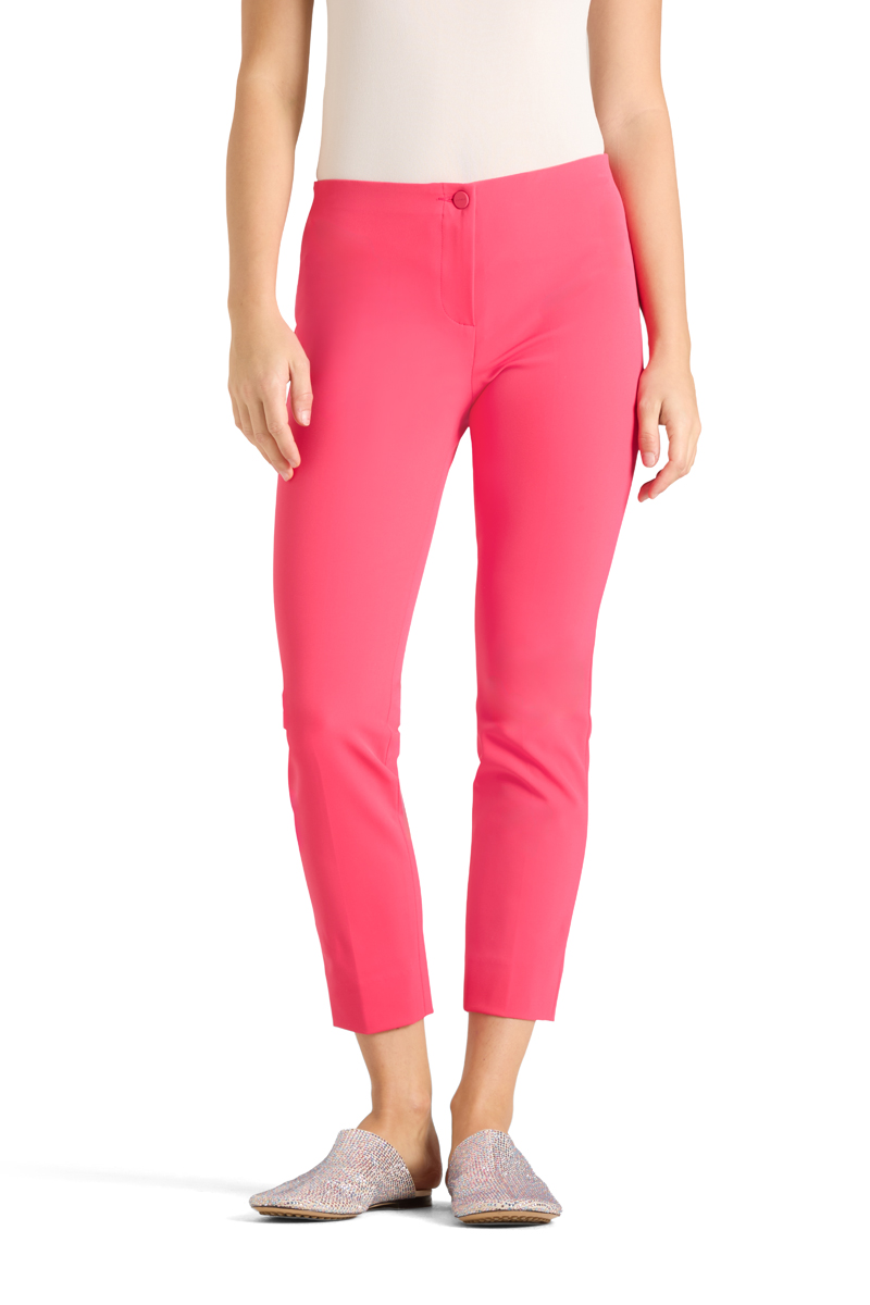 Cambio 7/8 Stoffhose ROS SUMMER CROPPED- rasperry/ rosa