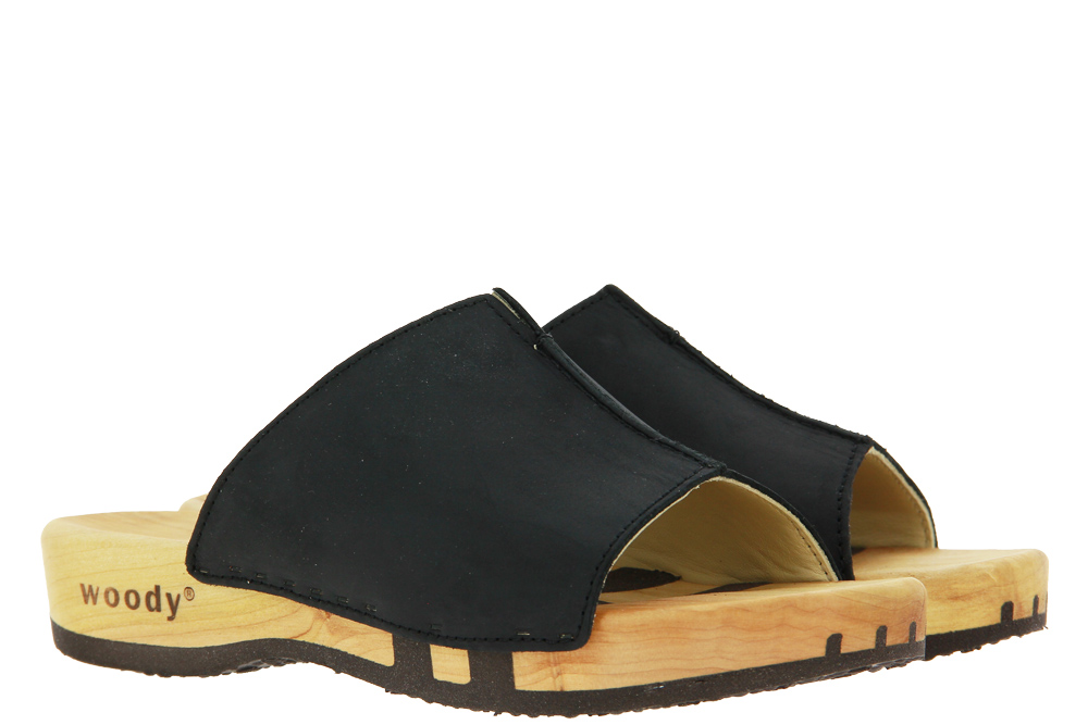 Woody Holzpantolette ANJA NAPPA NERO