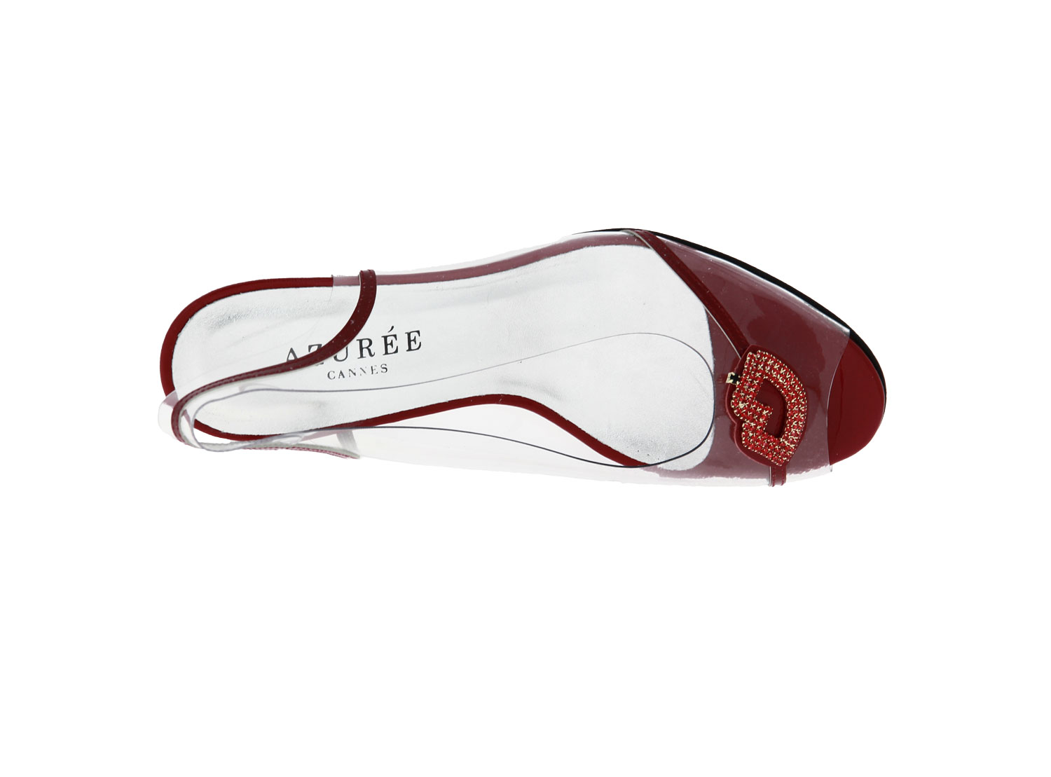 Azuree Cannes Sandale NETISH 77C VERNIS ROUGE (37 )