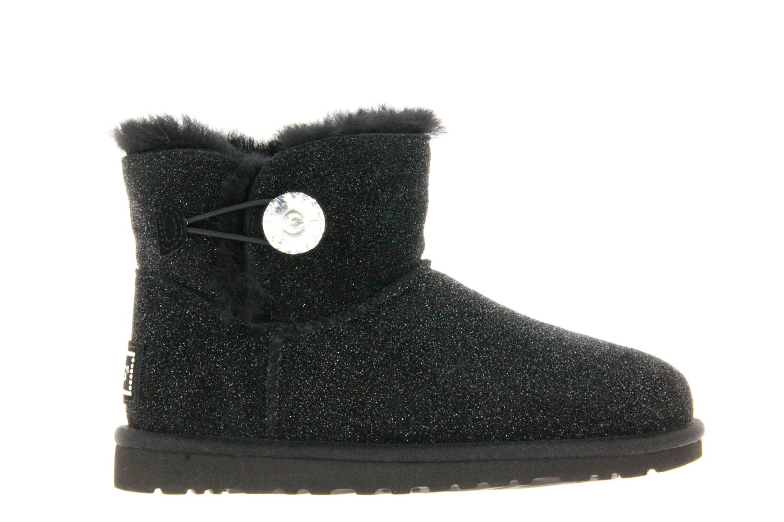 UGG Australia Boots MINI BAILEY BUTTON BLING SEREIN BLACK (38)