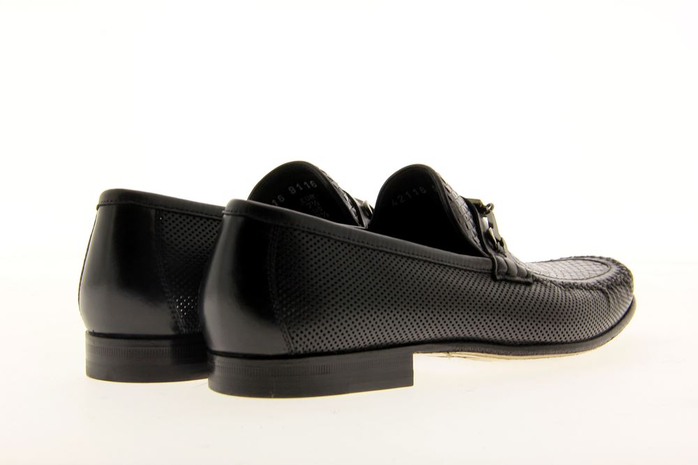 Moreschi Slipper CALF NERO GOMMA  (41)