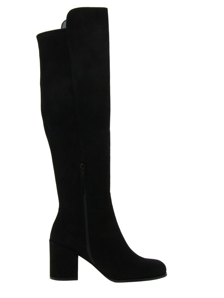 Stuart Weitzman Stiefel ALLJACK BLACK SUEDE (41)