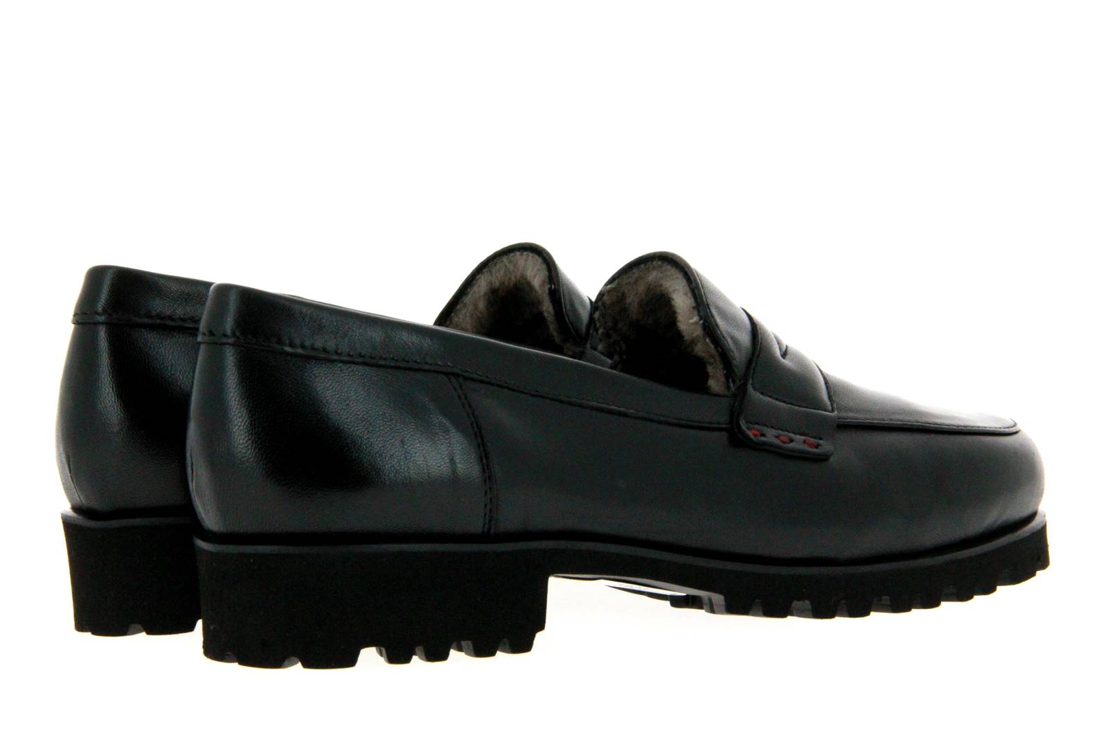 Pas de rouge Slipper gefüttert MARTA NAPPA NERO (42)