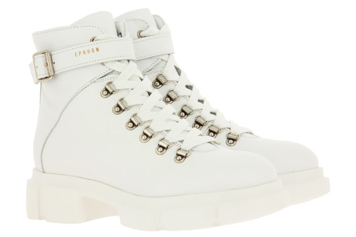 Copenhagen Stiefelette VITELLO WHITE (41)