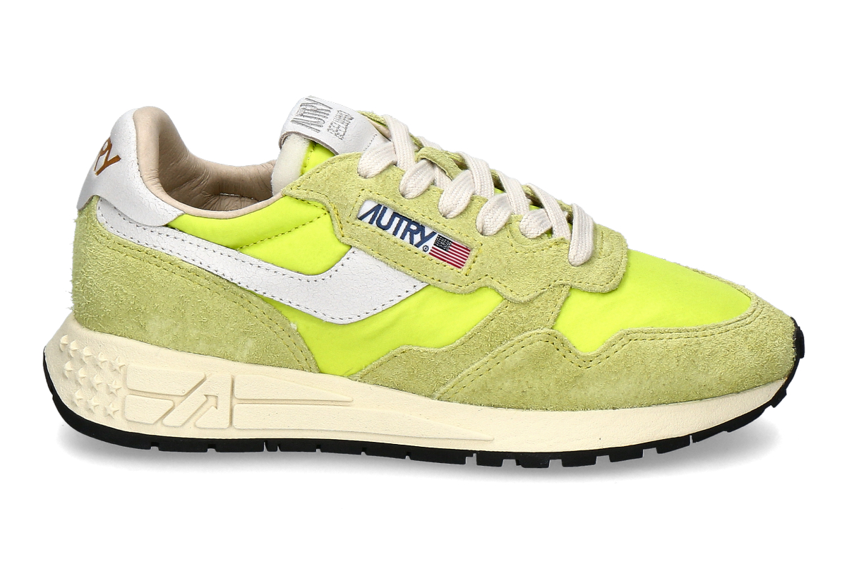 Autry Damen- Sneaker REELWIND NYLON NC33- crack white/ evening primrose