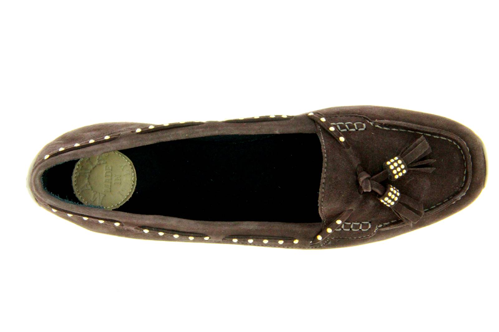 Mania Slipper CAMOSCIO MORO SWAROVSKI CRYSTAL  (38½)