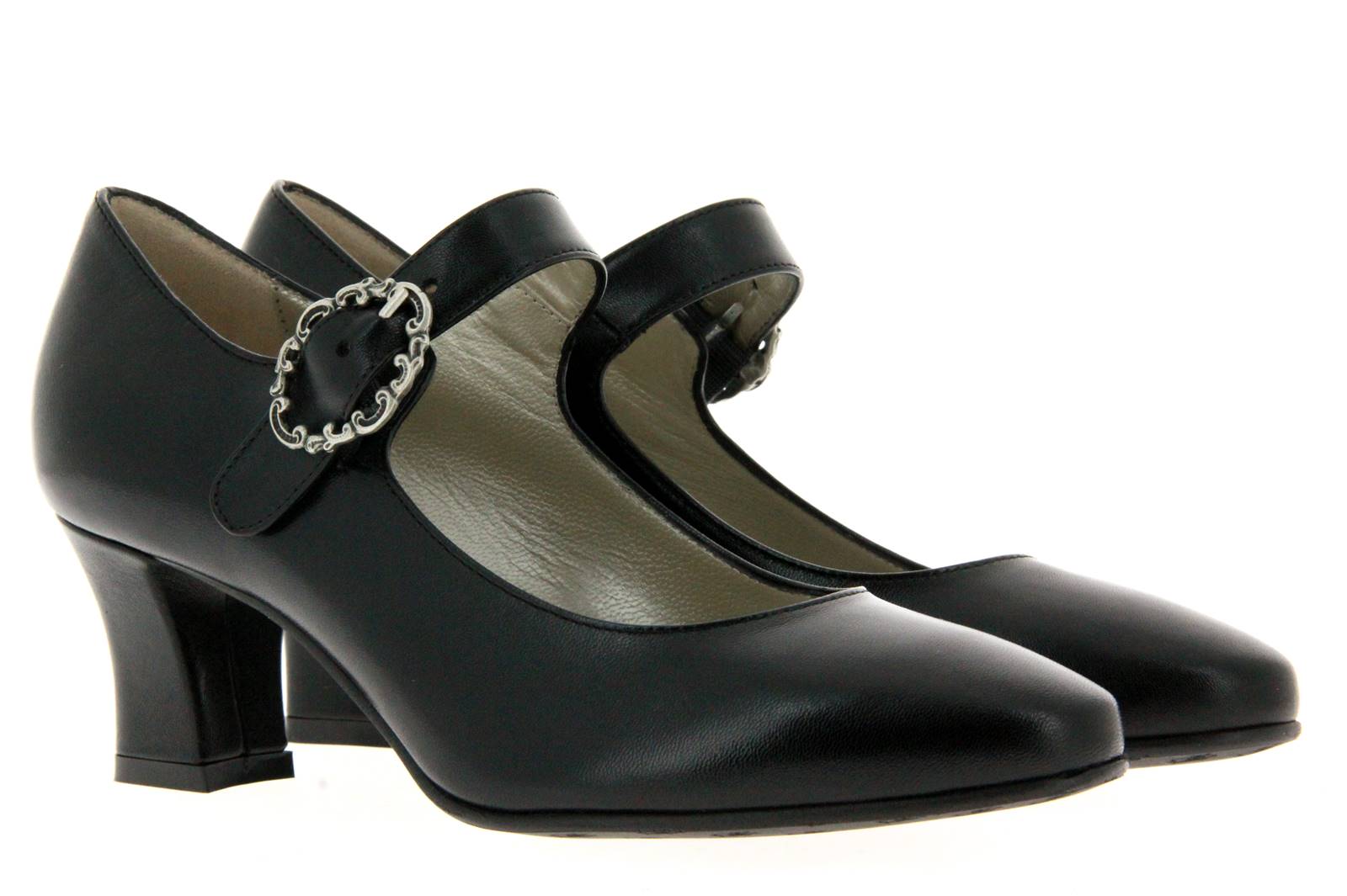 dirndl + bua Spangenpumps ZIEGENNAPPA SCHWARZ (39) dirndl + bua Spangenpumps ZIEGENNAPPA SCHWARZ (39)