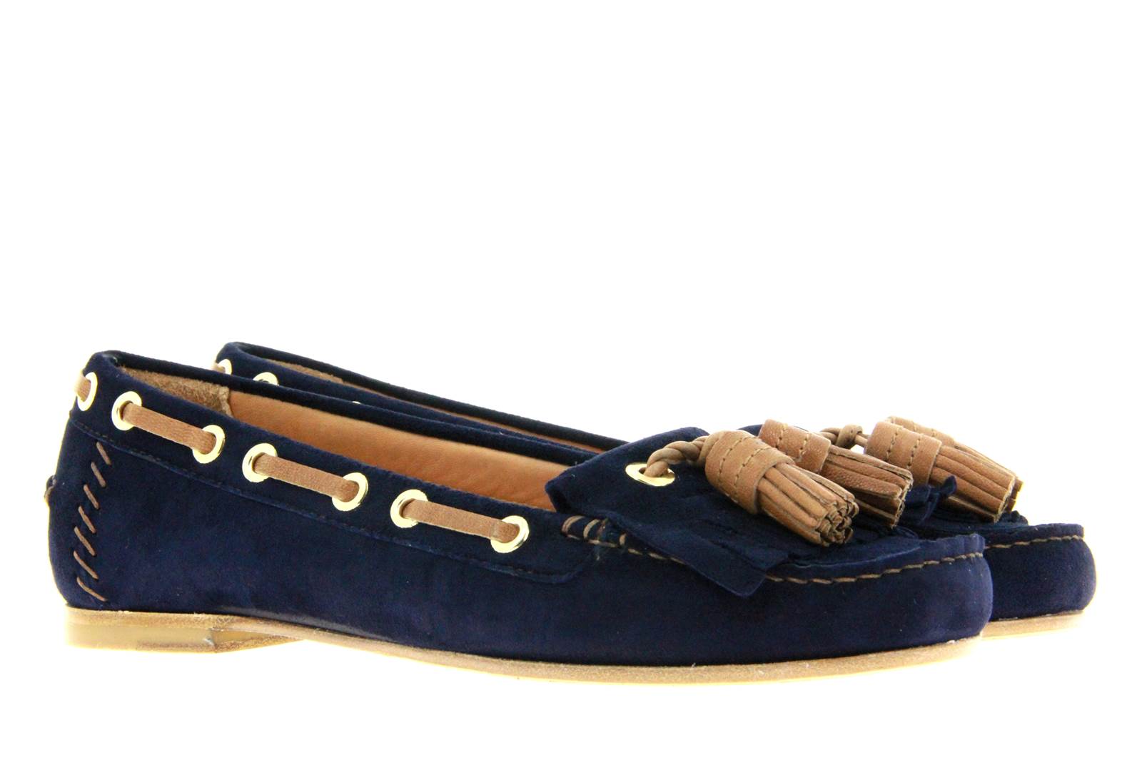 Stuart Weitzman Mokassin ICONICMOC CAMOSCIO BLU (38½)