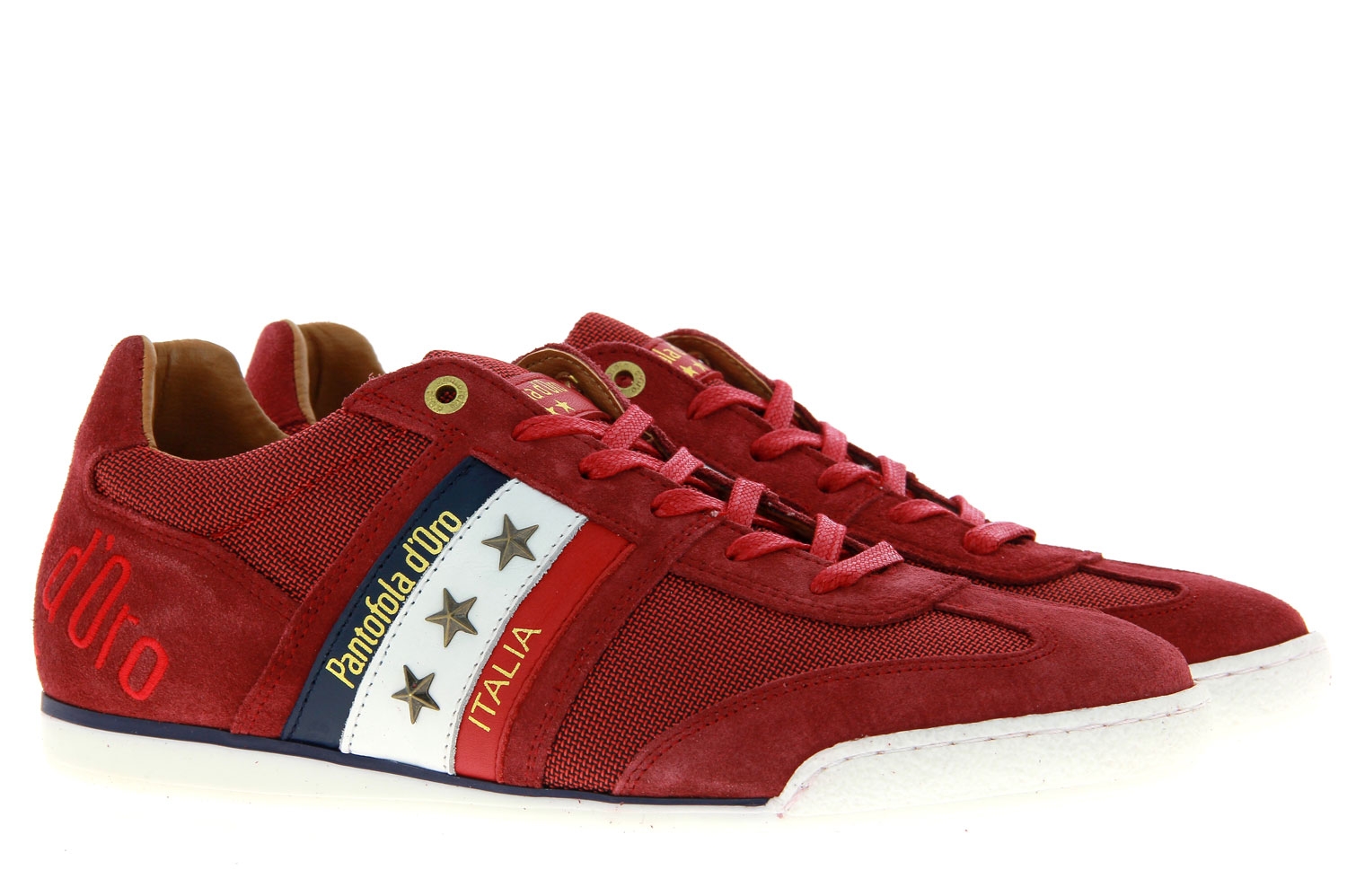 Pantofola d´Oro Sneaker IMOLA 2T CANVAS UOMO LOW RACING RED (41)