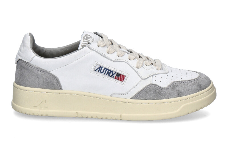 Autry Herren-Sneaker MEDALIST GOAT SUEDE GS25- white/grey