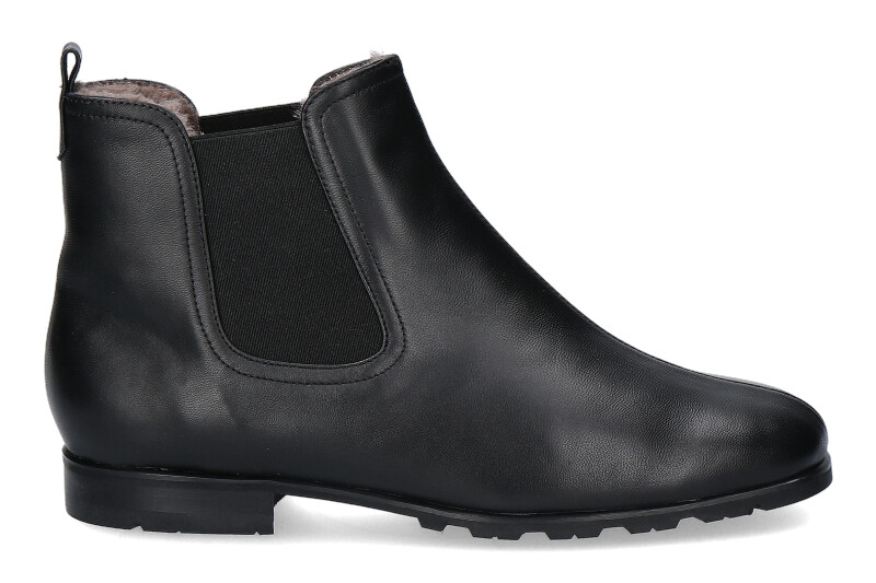 Brunate Chelsea Boot gefüttert KRIS NAPPA NERO (40½)